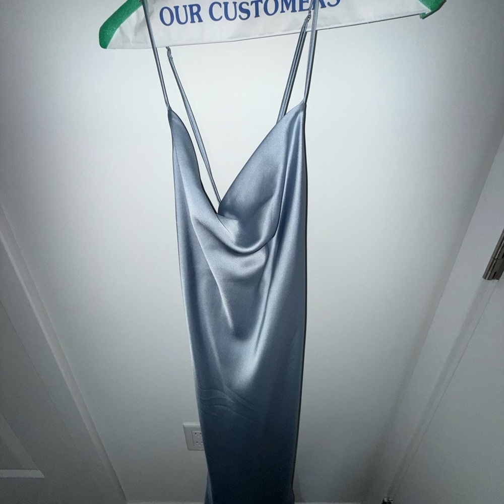 Show Me Your MuMu Silver Maxi Dress